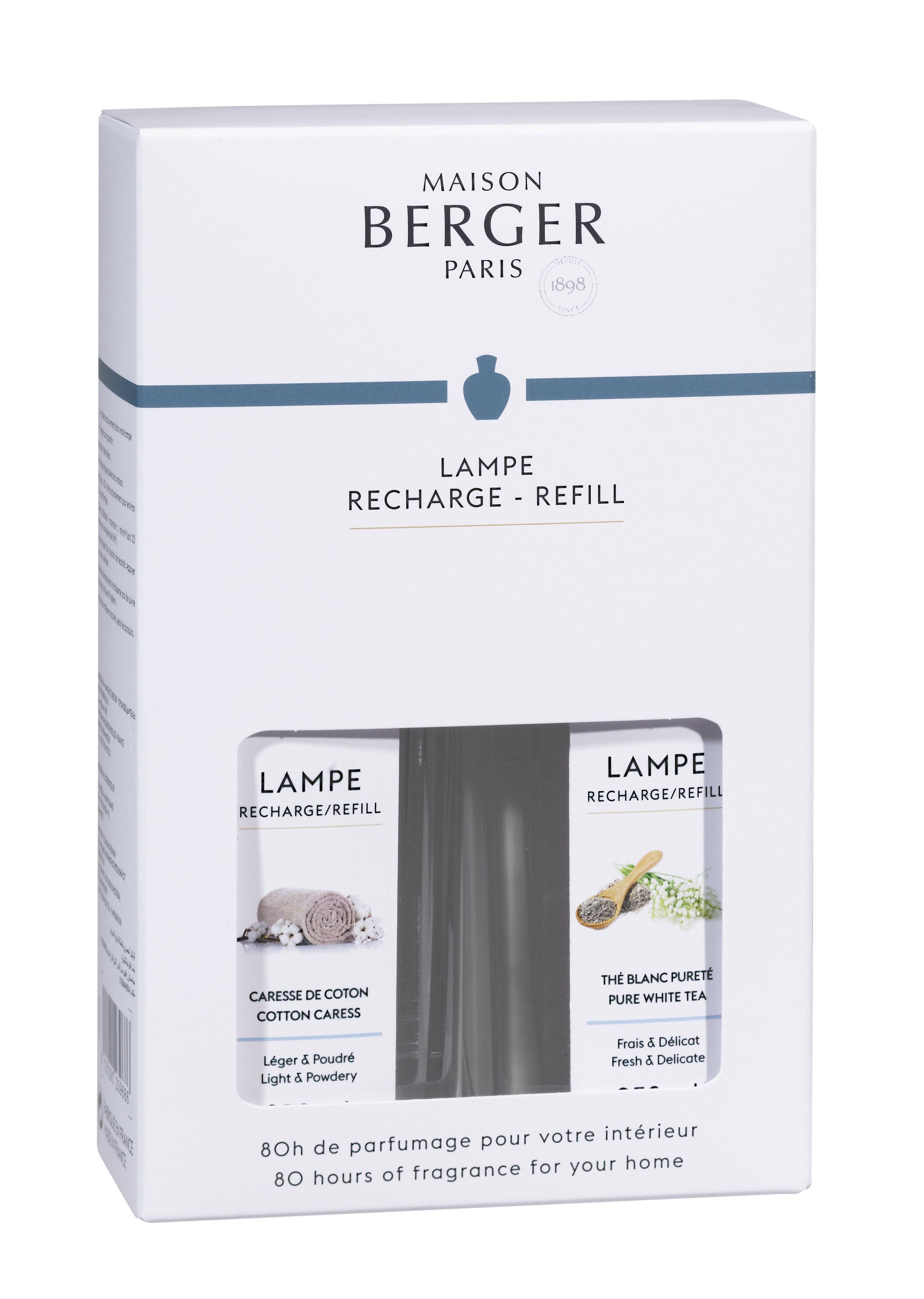 BERGER Duopack Bílý čaj / Čistá bavlna náplň do lamp 2x250ml (EOL)