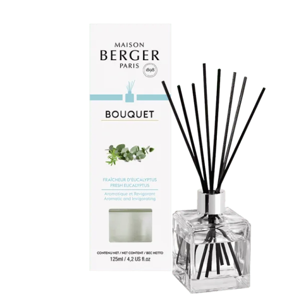 BERGER Fresh Eucalyptus/Čerstvý eukalyptus difuzér s náplní kostka 0,125l (EOL)