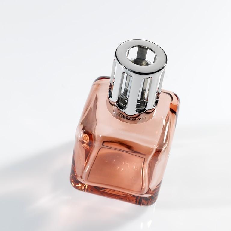 Darčeková sada: katalytická lampa Glacon ružová + Zamilovaný ibištek, 250 ml