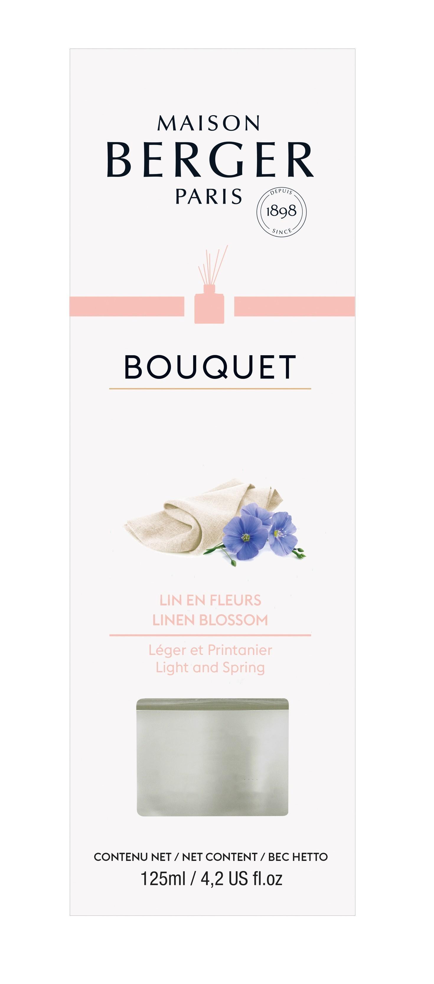 BERGER Lin en fleurs / Lněný květ difuzér s náplní kostka 125ml