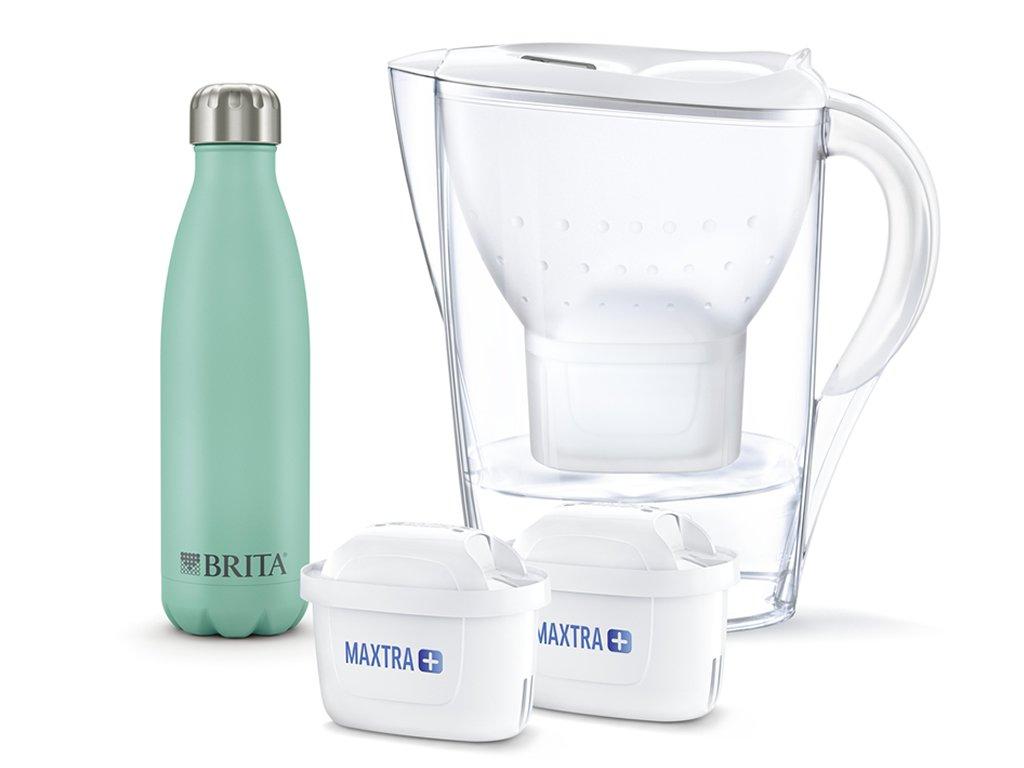 BRITA Marella 2,4l bílá, vč.2ks MX+PO + termolahev_3 (EOL)