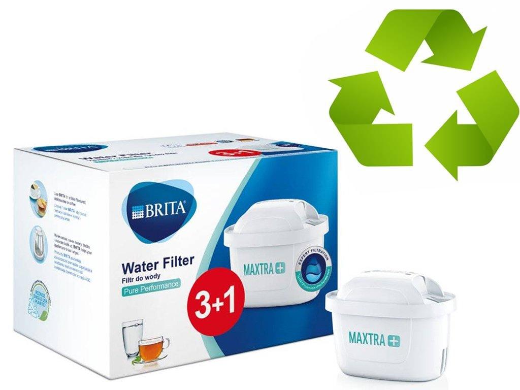 Recyklačný program: Vodné filtre Maxtra+ Pure Performance 3+1 ks
