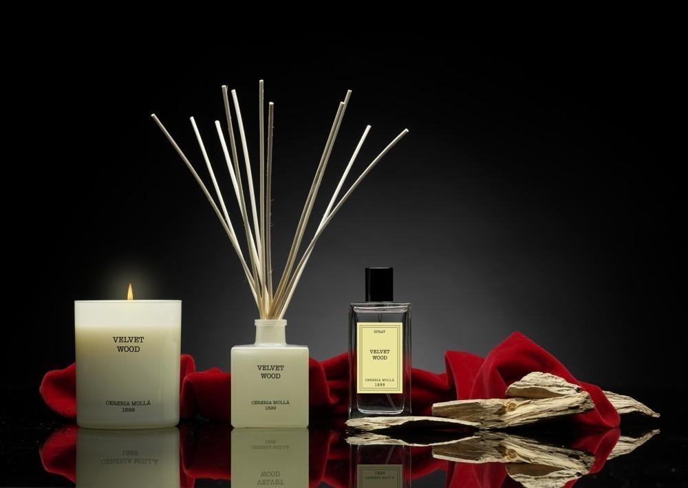 CERERIA MOLLA Boutique náplň do difuzéru Velvet Wood 0,2l krémová (EOL)