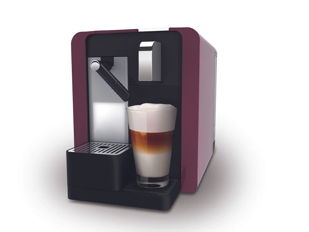 Caffé Latte Burgundy Red