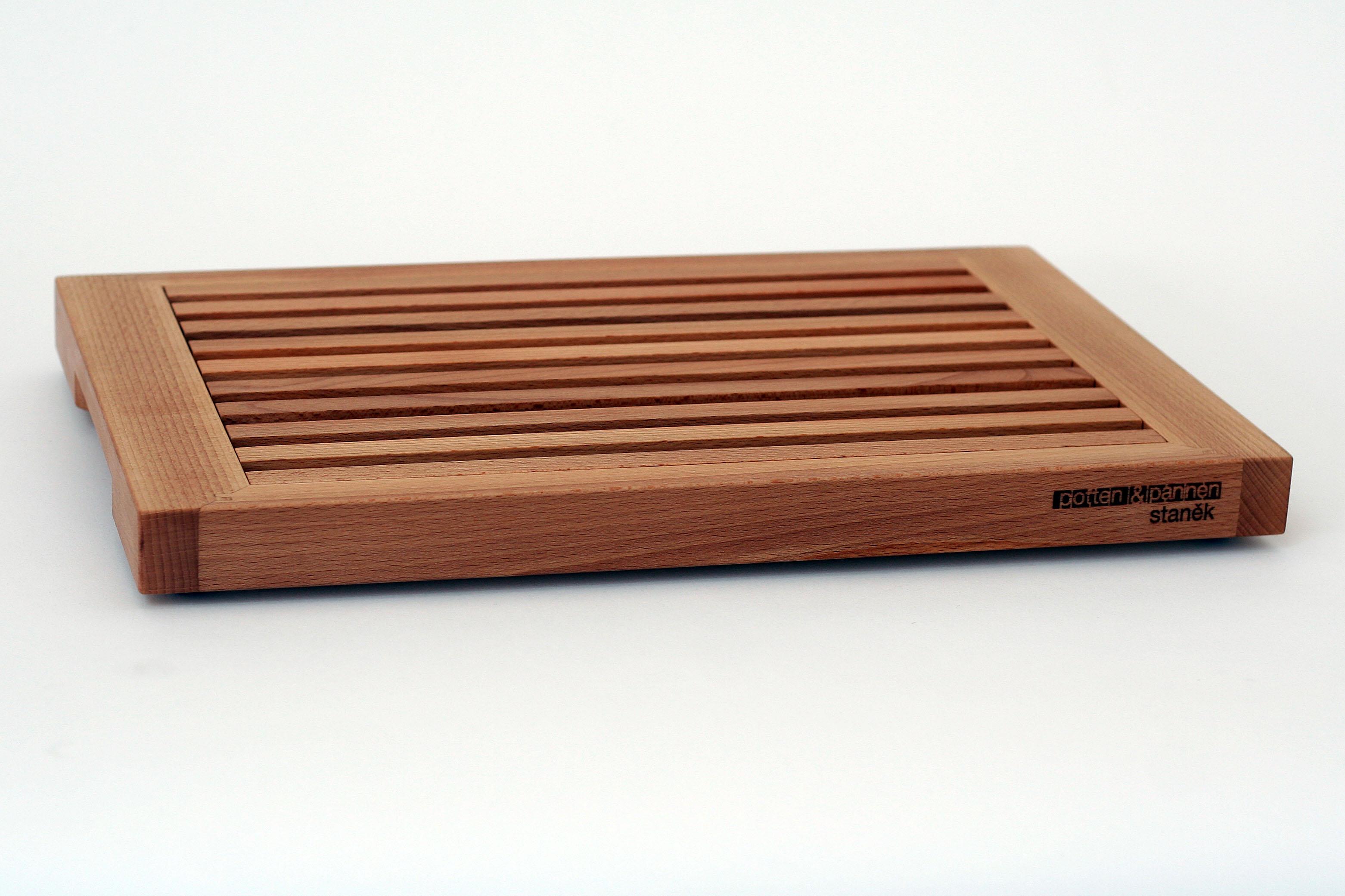 Doštička na pečivo buk, 42 x 27 cm