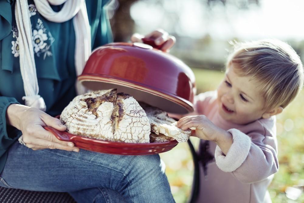 Forma na pečenie chleba , granátová, 4,5 l / Ø 34 cm