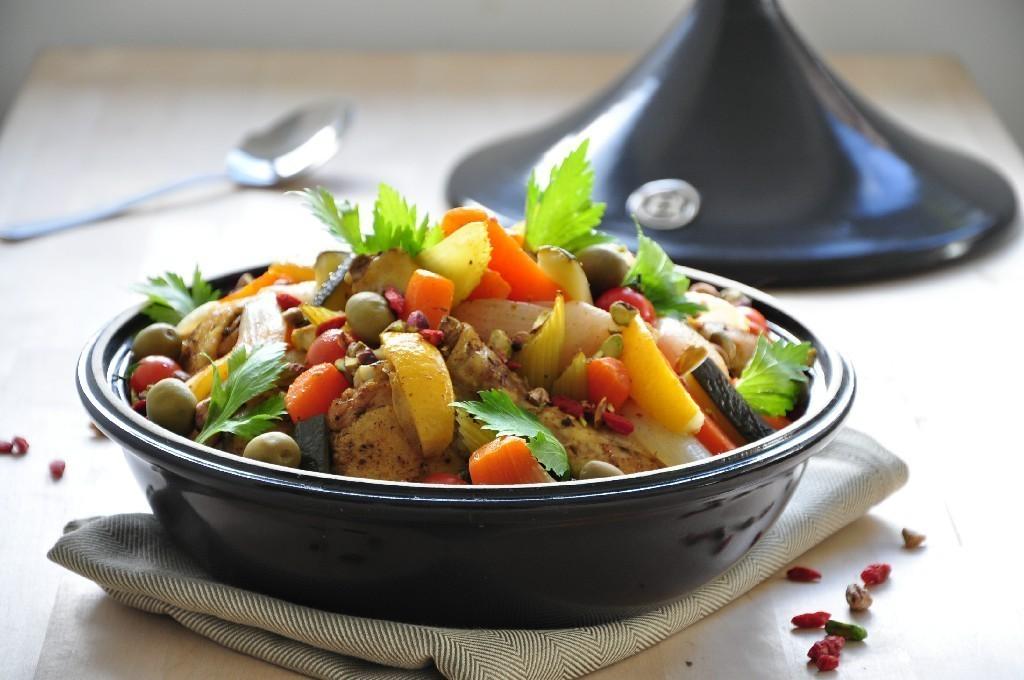 Keramický hrniec tajine, Ø 32 cm, korenie