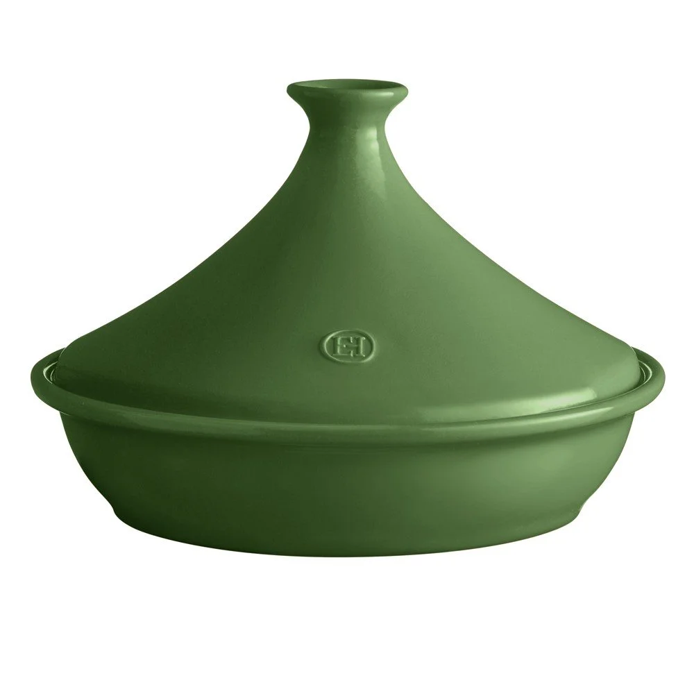 Keramický hrniec tajine Ø 32 cm, zelená vavrínová