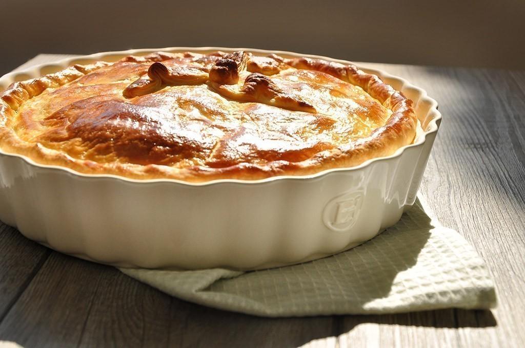 Hlboká koláčová forma, Ø 24,5 cm, žltá Provence