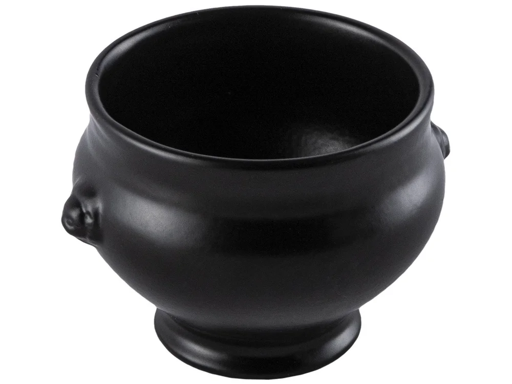 EH miska na polévku lví hlava 0,55l černá (EOL)