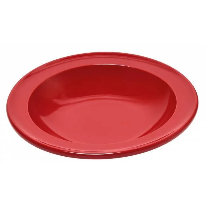 Hlboký tanier na polievku - 22 cm, granátová