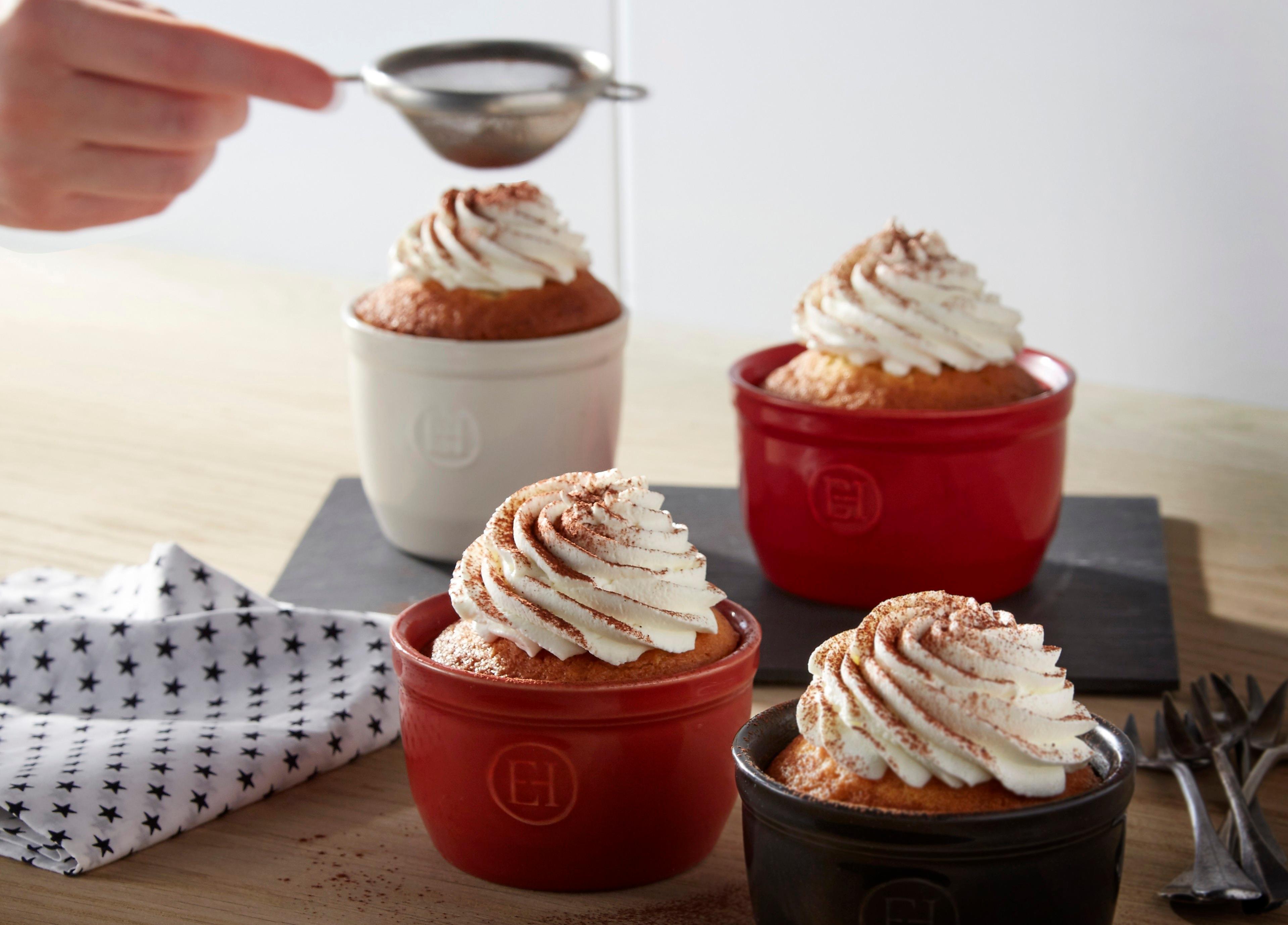 Súprava ramequin, Ø 10 cm, 2 ks, granátová