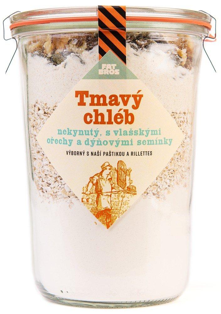 FTB Směsi na pečení - Nekynutý tmavý chléb s vlašskými ořechy a dýňovými semínky 550g (EOL)