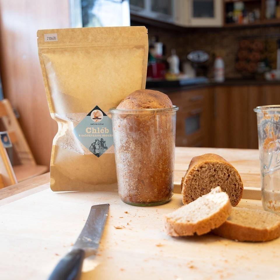 FTB Směsi na pečení v sáčku -  Chléb s celozrnnou moukou 540g (EOL)