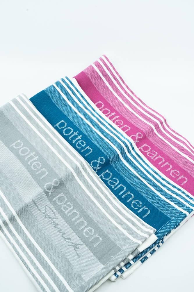 HUMATEX KIFD Utěrky P&P bavlněné barevné set 3 (EOL)