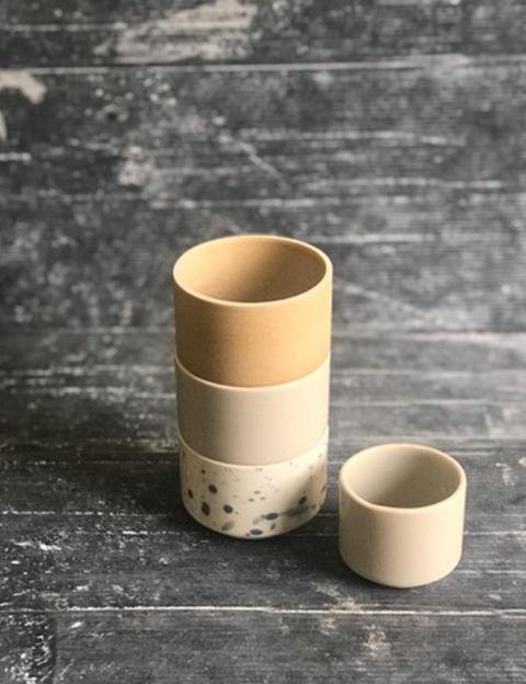 Jars Studio Tumbler M béžová 5 cm / 6 cm / 9cl