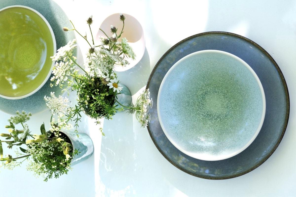 Jars Tourron Láhev na olej tyrkysová 7 cm / 22 cm / 50cl