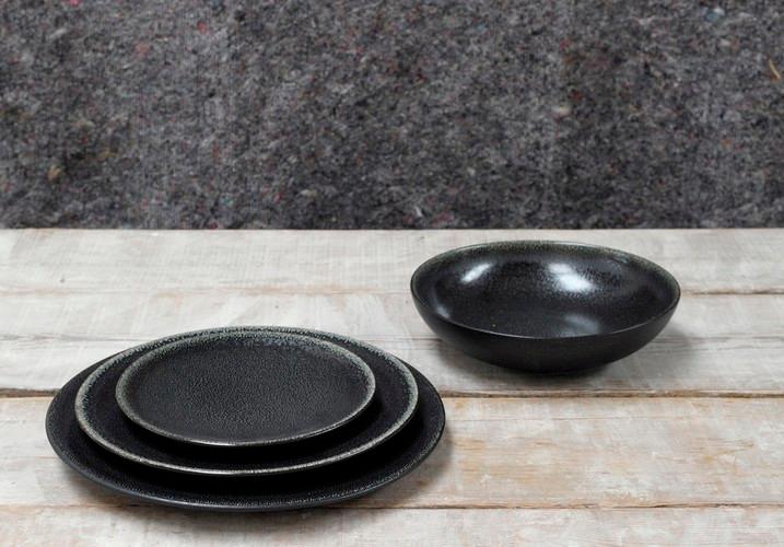 Tourron servírovacia misa, 23 cm, čierna