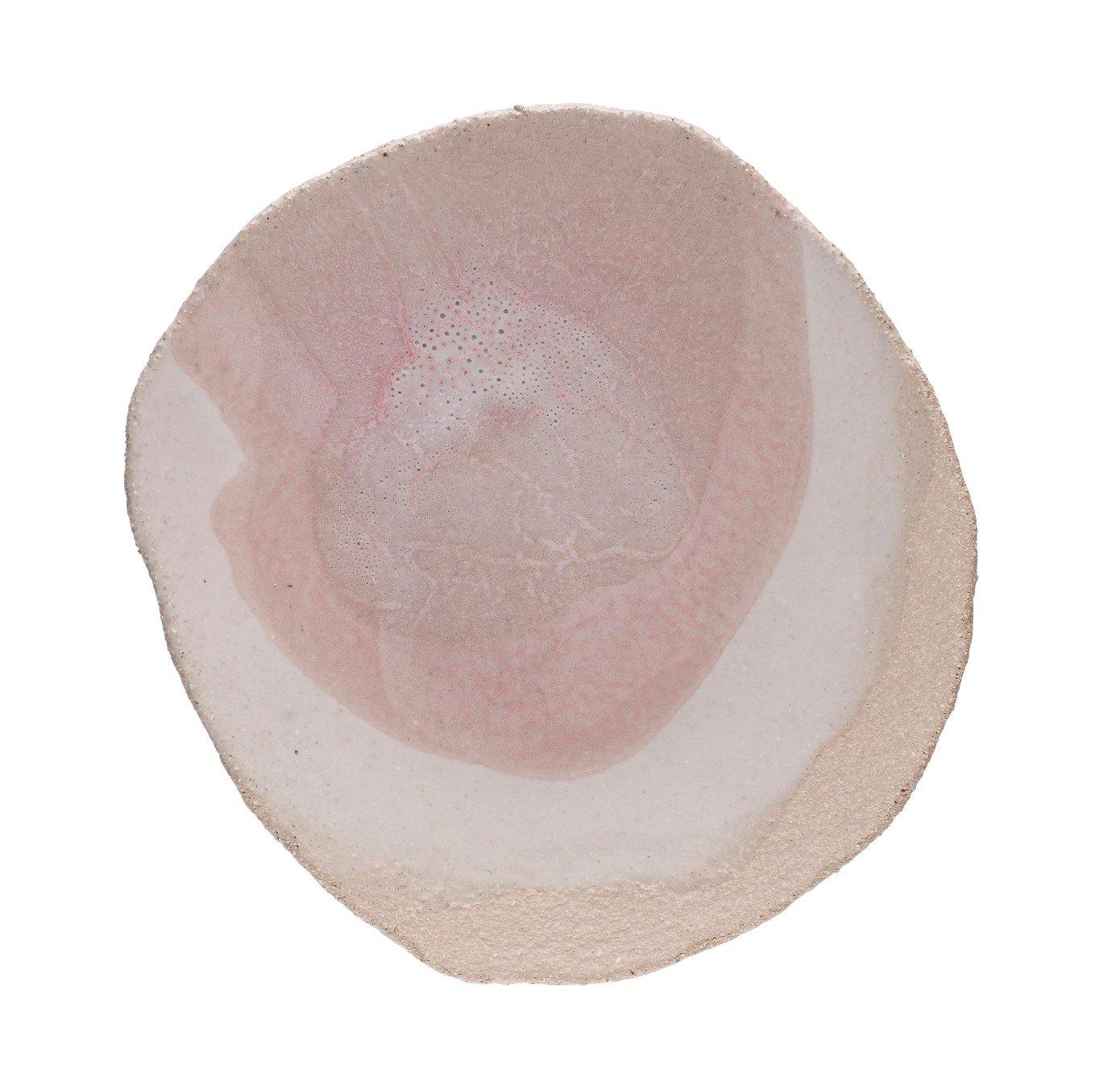 Jars Wabi Dezertní talíř růžová 23x21 cm / 3 cm