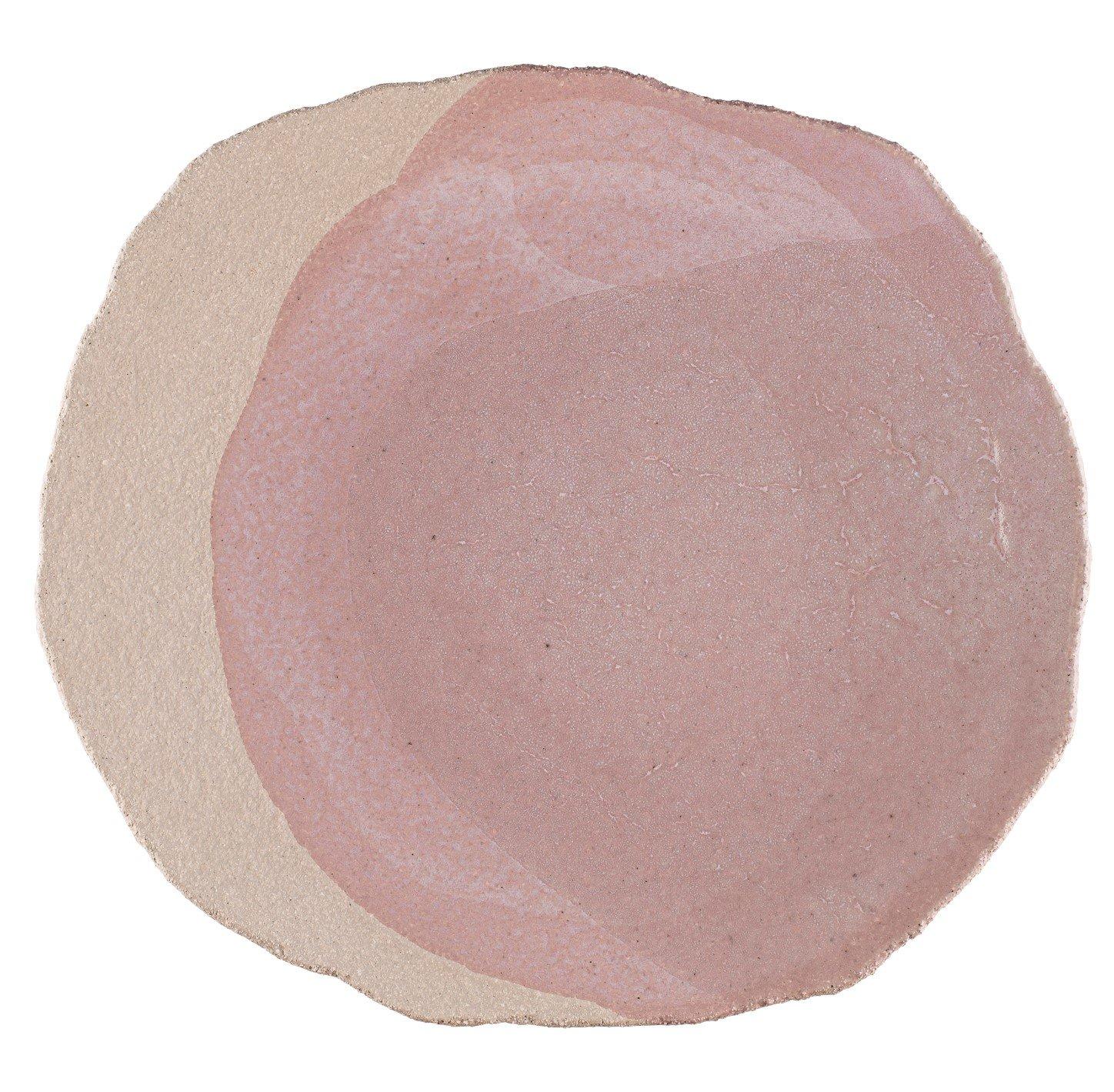 Jars Wabi Jídelní talíř růžová 27x30 cm / 4 cm (EOL)