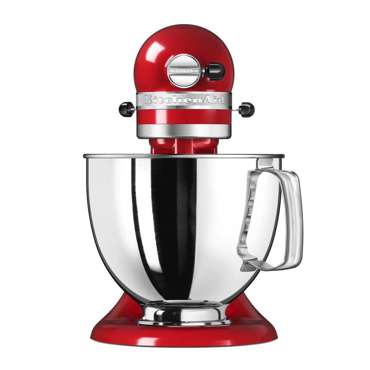 KitchenAid Artisan Robot 125 s příslušenstvím královská červená (5KSM125EER+5KSMFGA+KCCA)  (EOL)