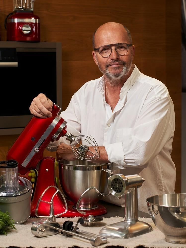 KitchenAid Artisan Robot model 185 s přísl. (5KSM185PSECA+5KSM1APC+5KSM2FPA+5KSMMGA)  (EOL)