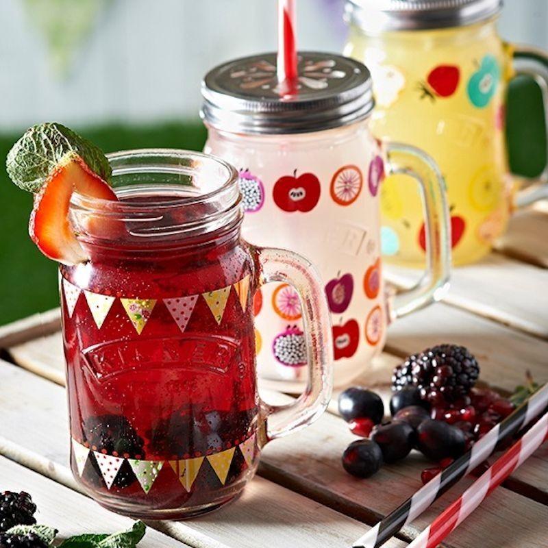 KILNER Fruit Cocktail džbánek 0,4l motiv ovocný koktejl (EOL)
