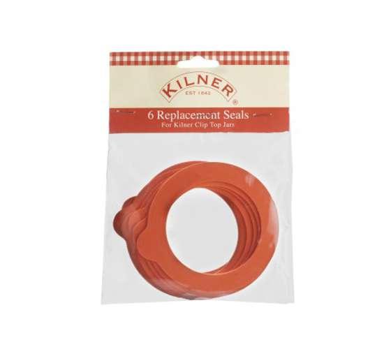 KILNER set gumových těsnění na  zavařovací sklenice 0,35l až 2l 6ks