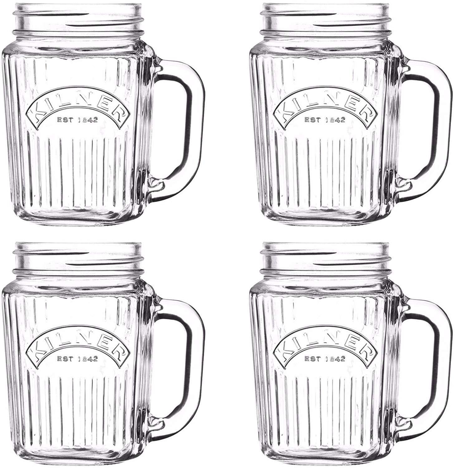 KILNER Vintage set džbánků 4x 0,4l fasetový design (EOL)