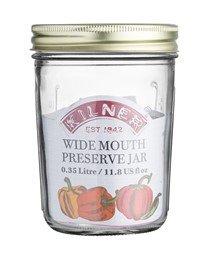 KILNER zavařovací sklenice s víčkem a odměrkou 0,35l