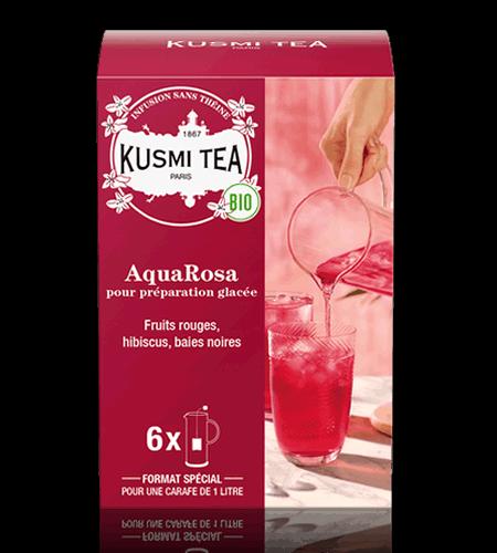 Porciovaný ovocný čaj AquaRosa Bio, 20 vrecúšok