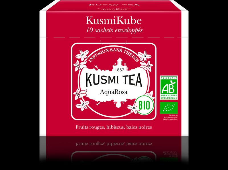 Porciovaný ovocný čaj AquaRosa Bio, 20 vrecúšok