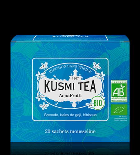 Porciovaný bylinný čaj AquaFrutti Bio, 20 vrecúšok