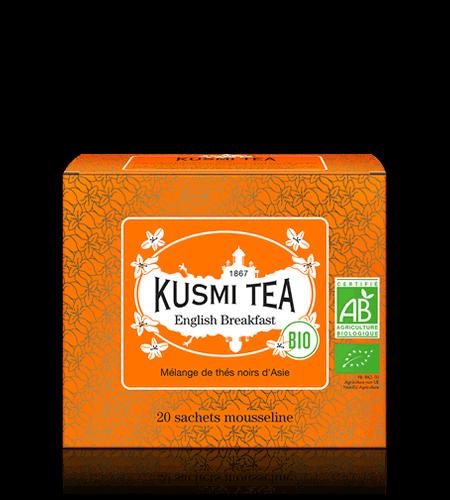 Sypaný čierny čaj English Breakfast Bio, kovová dóza 20 g