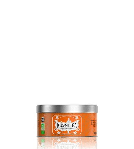 Sypaný čierny čaj English Breakfast Bio, kovová dóza 20 g