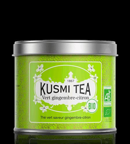 Porciovaný zelený čaj Green Ginger Lemon Bio, 20 vrecúšok