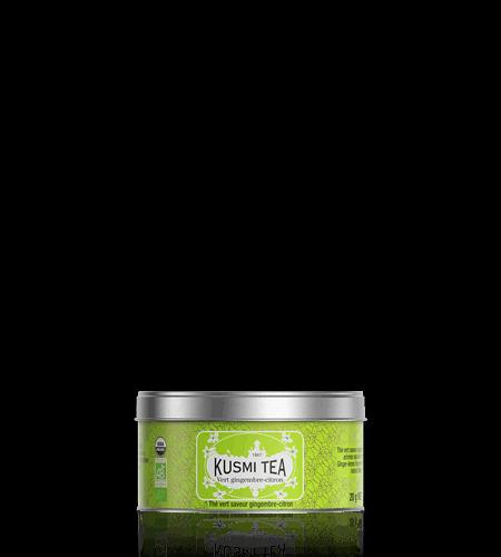 Porciovaný zelený čaj Green Ginger Lemon Bio, 20 vrecúšok