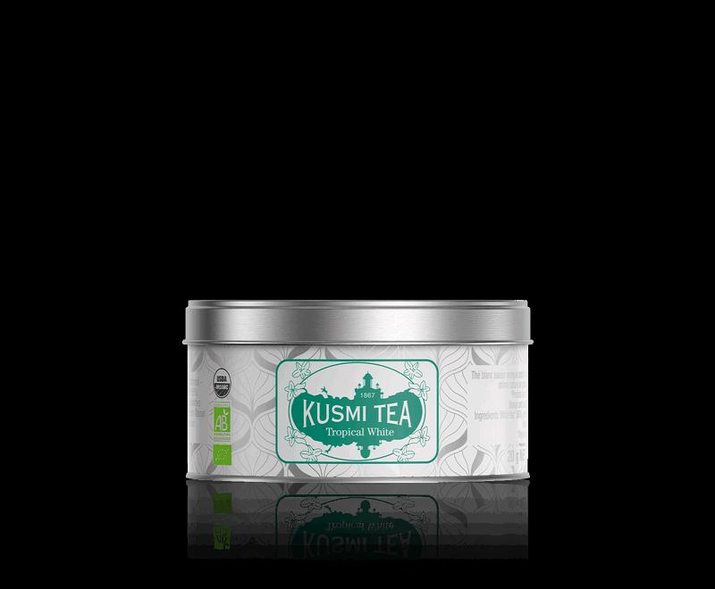 Porciovaný biely čaj Tropical White Bio, 20 vrecúšok