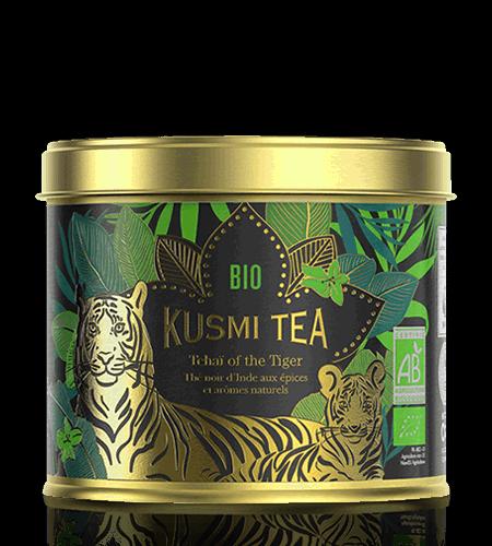 Sypaný čierny čaj Tchai of the Tiger Bio, kovová dóza 100 g