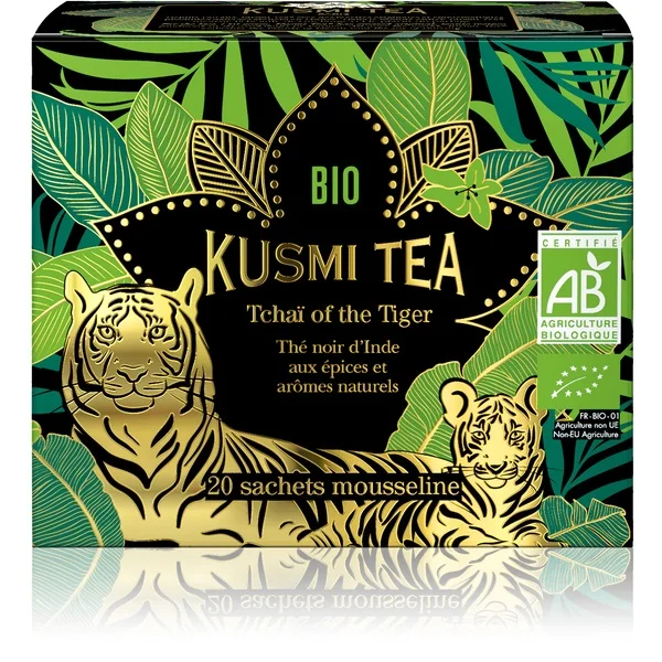 Organic Tchai of The Tiger krabička s 20 sáčky 48g