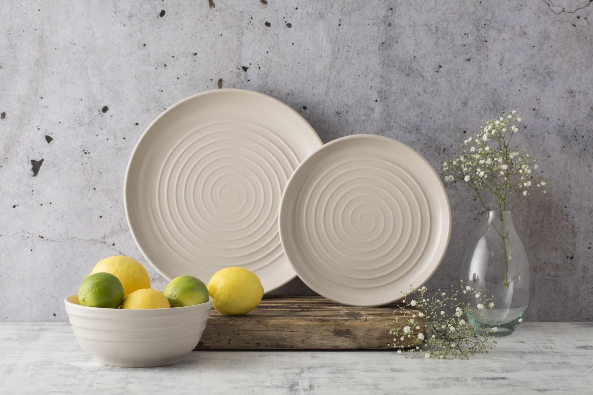 MASON CASH Spira Taupe jídelní set 12 ks béžový (EOL)