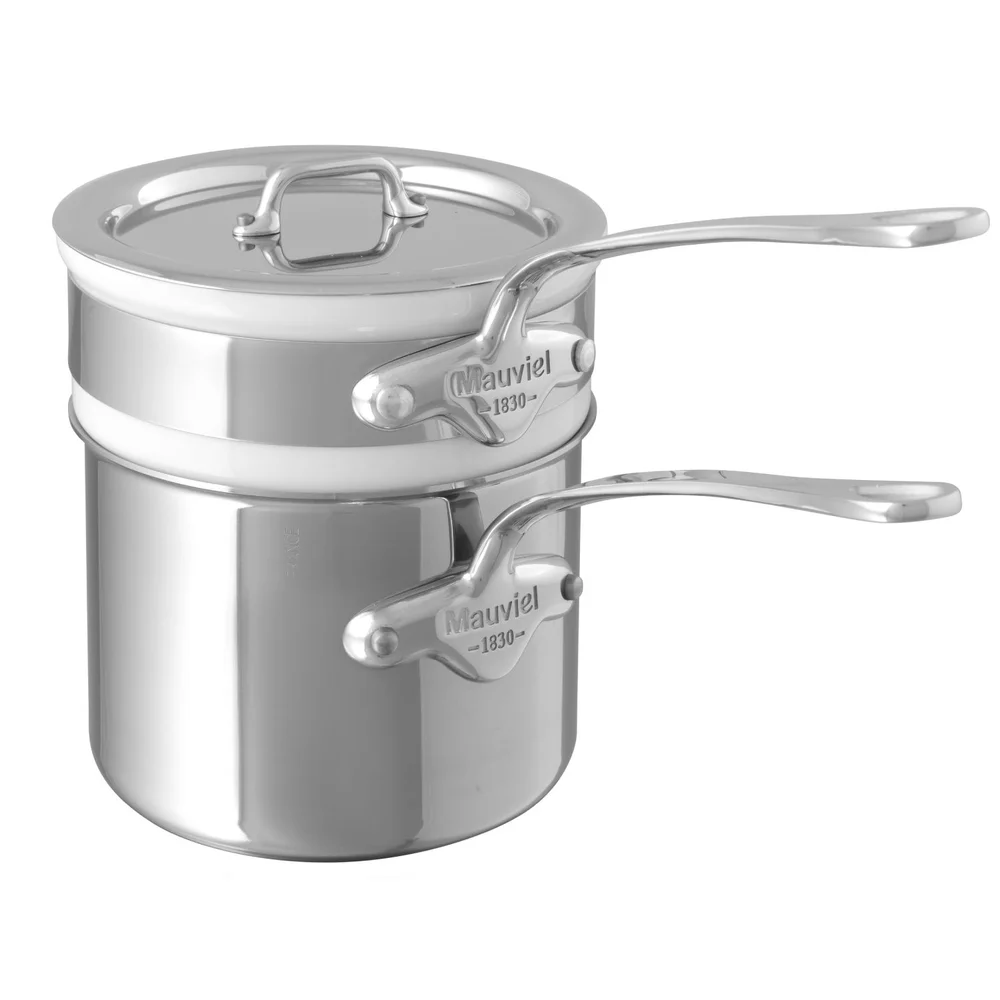 Vysoká rajnica s vložkou na vodný kúpeľ a pokrievkou M´Cook, Ø 12 cm / 0,9 l