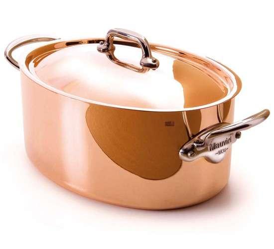 MAUVIEL M'héritage 150s kastrol s poklicí 30 cm úchyt nerez