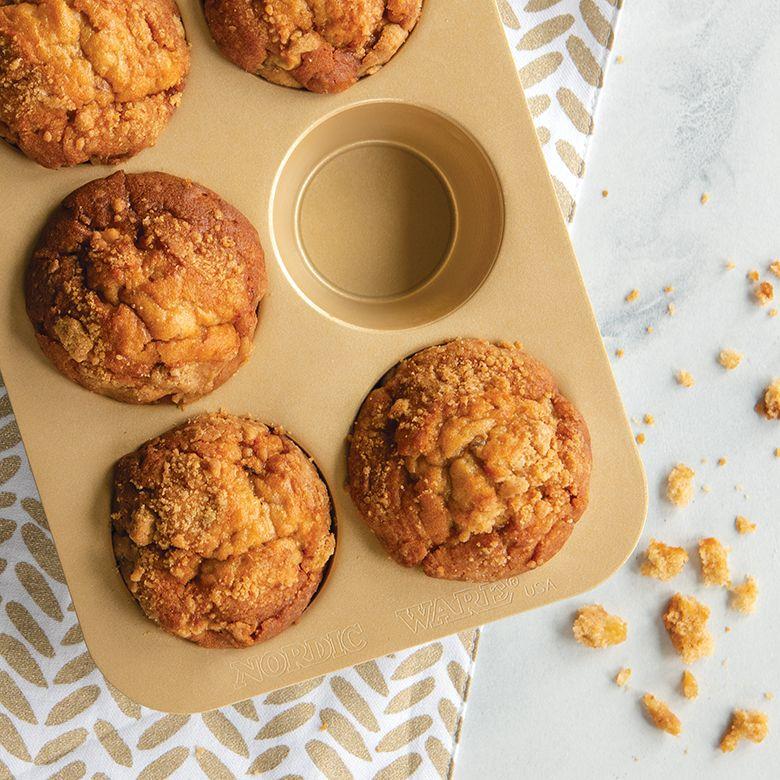 NW Muffiny plech se 6 formičkami zlatá (EOL)