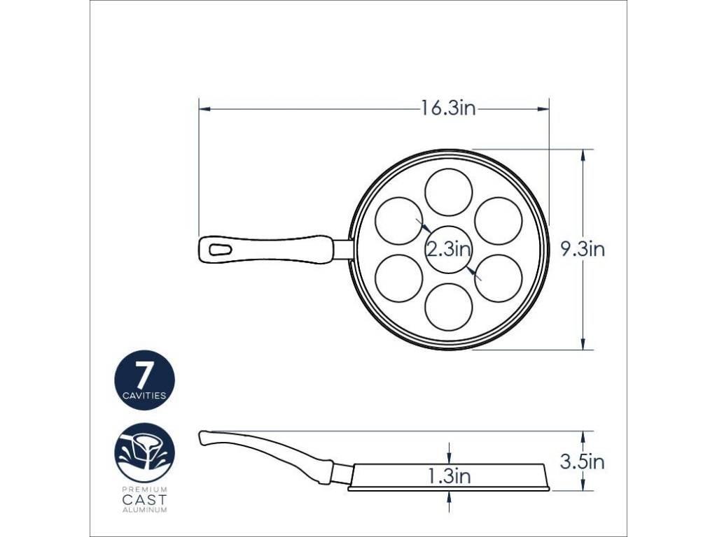 NW Pánev na dánský dezert Ebleskiver