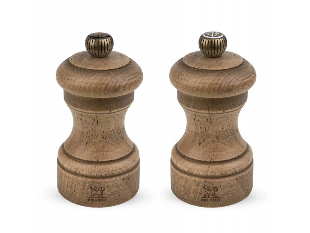 Mlynček na korenie + mlynček na soľ súprava Bistro Antique Duo, 10 cm