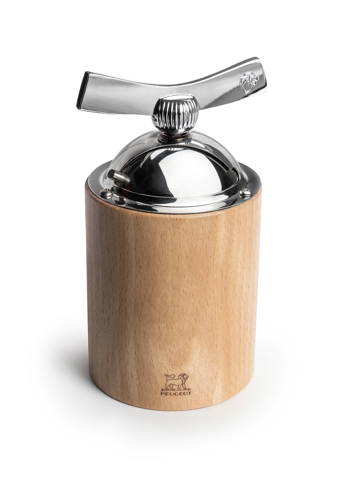 Mlynček na ľanové semienko Isen, 13 cm + nerezová lyžička a kefka