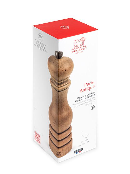 PEUGEOT PARIS mlýnek na sůl 22 cm bukové dřevo/patina (EOL)