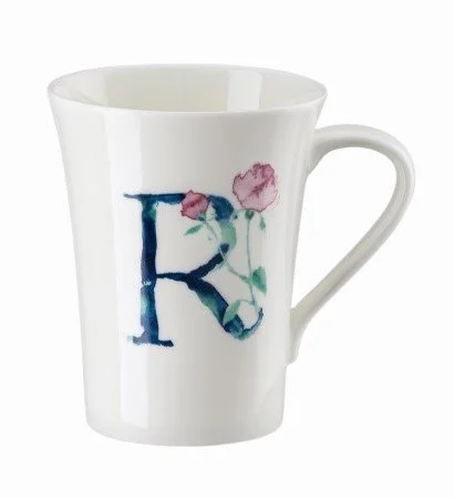 RS Flower Alphabet Rosa Hrnek s uchem 0,4l (EOL)