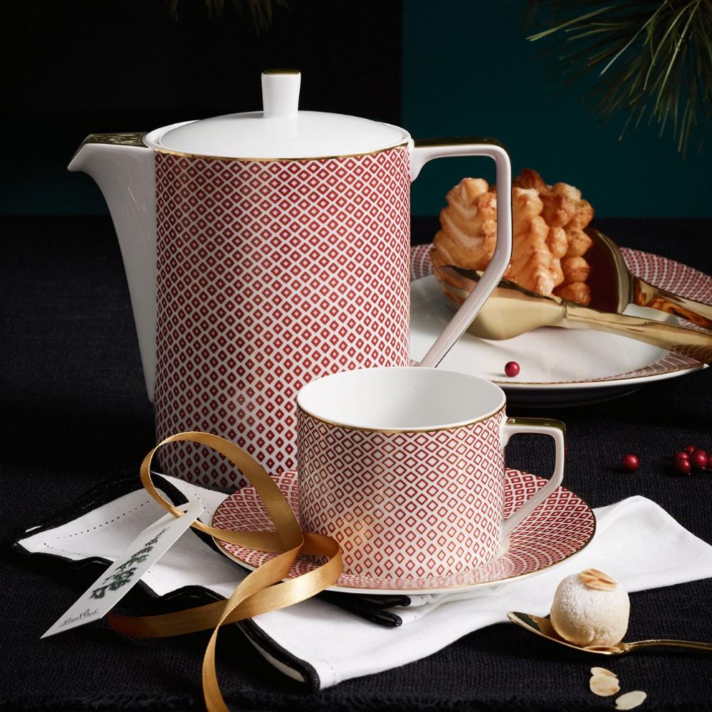 Francis Carreau Rouge Espresso/Mokka podšálka, Ø 11 cm